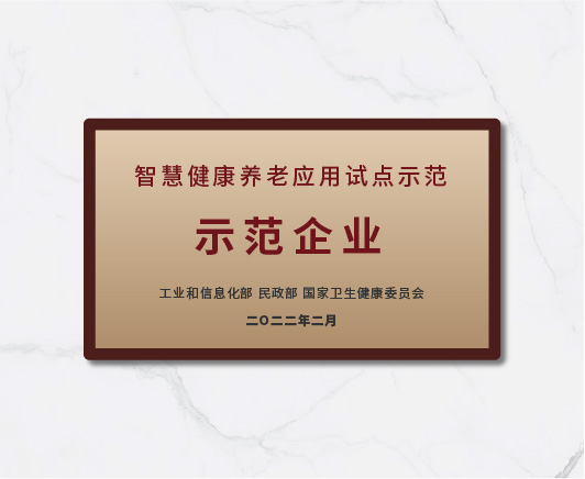 智慧养老系统示范单位